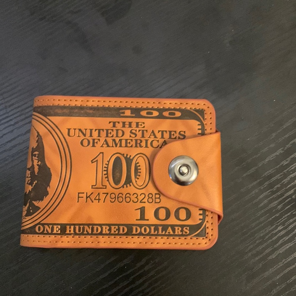 $100 dollar bill wallet Bogo